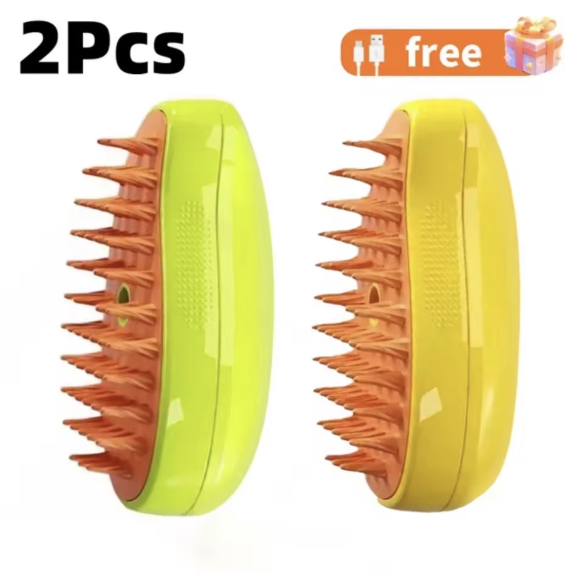 Zampalù Clean – Spazzola a Vapore 3-in-1 per Cani e Gatti