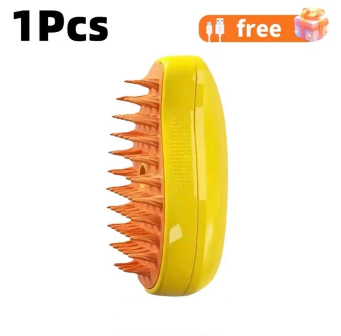 Zampalù Clean – Spazzola a Vapore 3-in-1 per Cani e Gatti